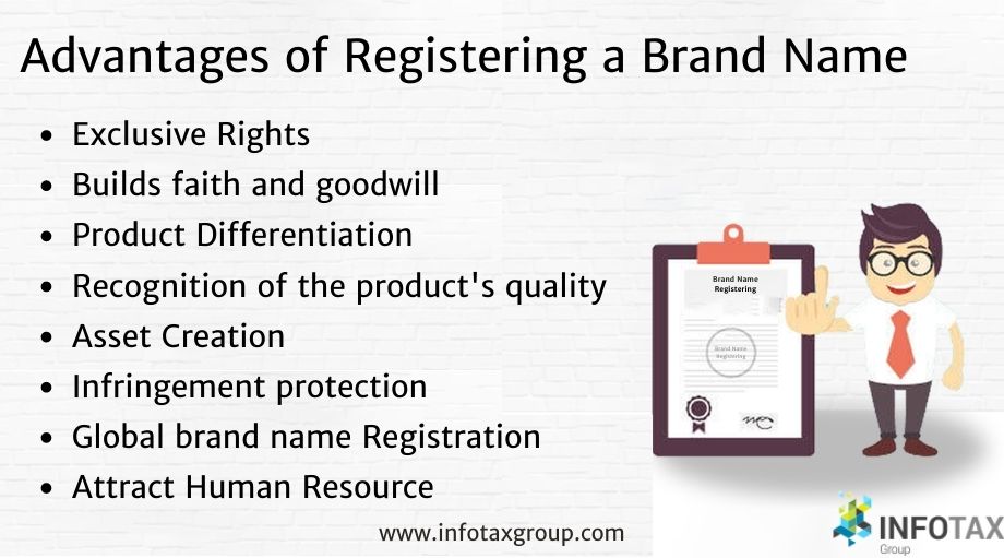 Advantages of Registering a Brand Name infotax group